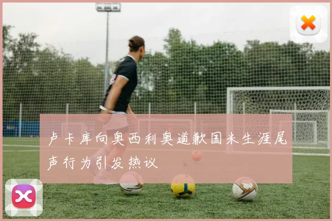 卢卡库向奥西利奥道歉国米生涯尾声行为引发热议