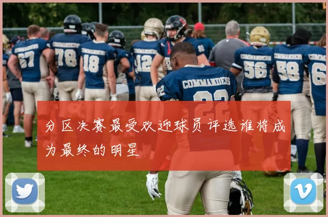 分区决赛最受欢迎球员评选谁将成为最终的明星